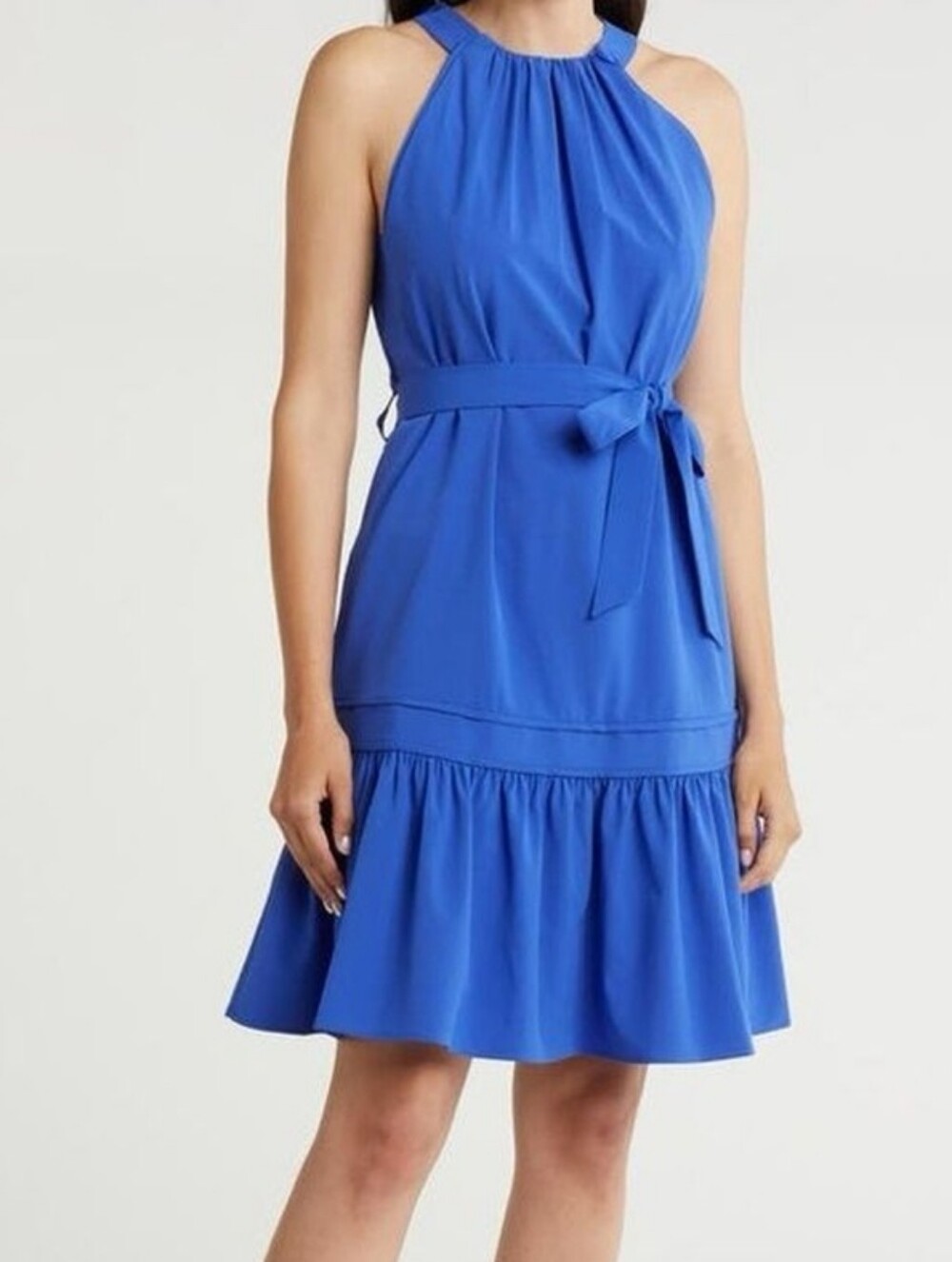 CALVIN KLEIN HALTER DRESS